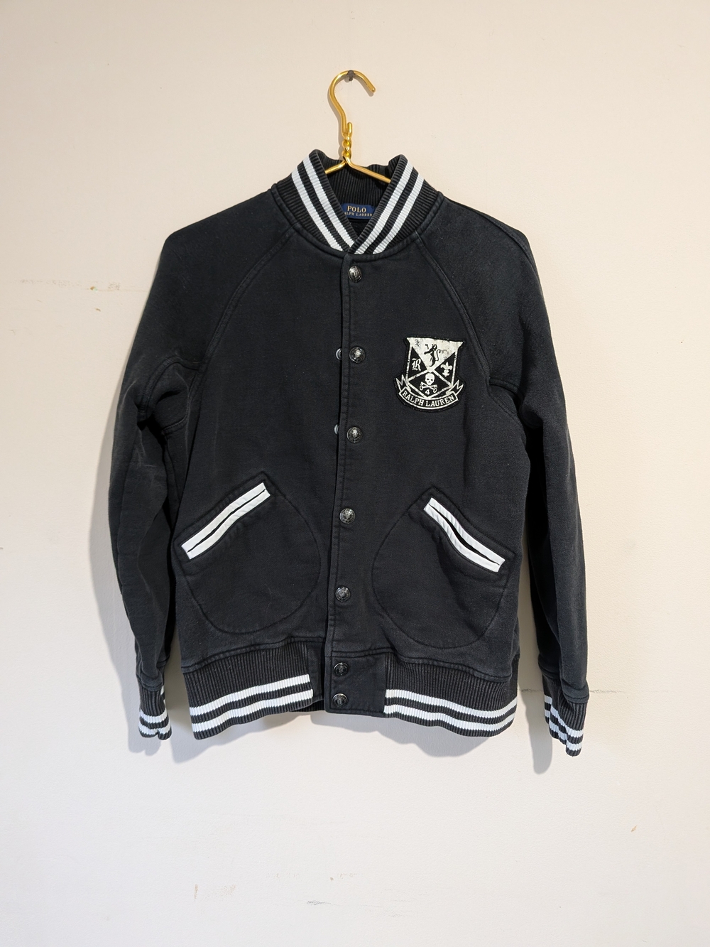 Ralph Lauren "new York Crew" Varsity Jacket Size XS Women's